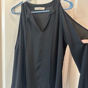 Loft long sleeved blouse with shoulder cut outs